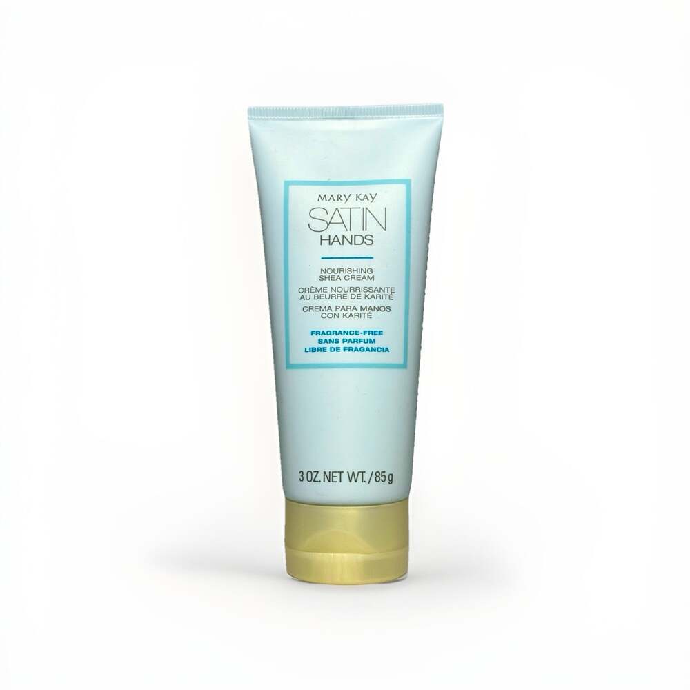 New No Seal Mary Kay Satin Hands Fragrance Free Nourishing Shea Cream Full Size